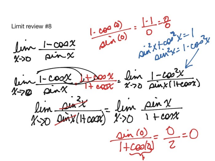 Ap calculus ab limits practice