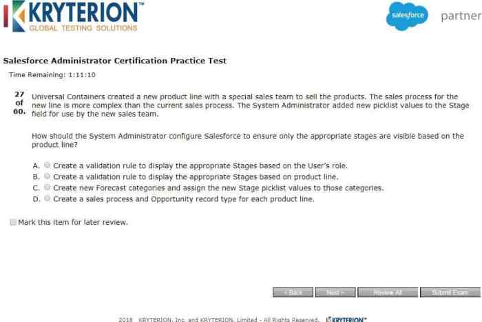 Salesforce admin exam questions and answers